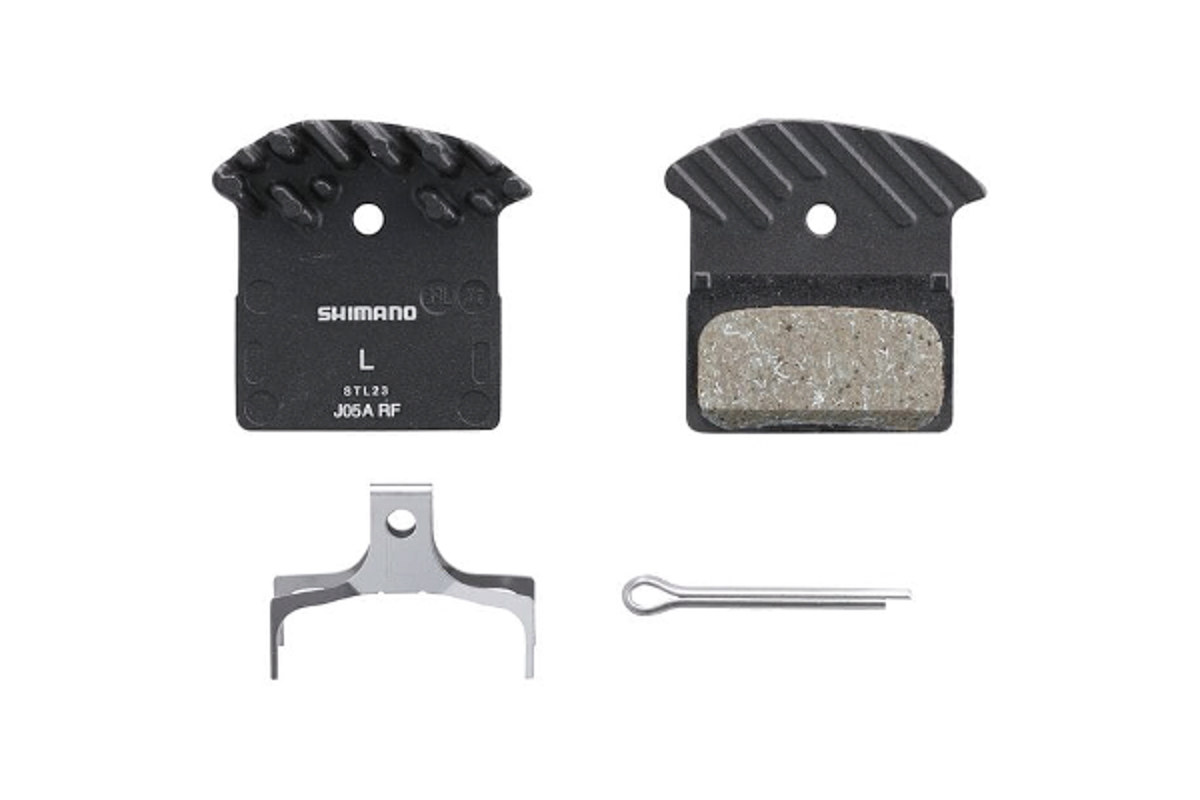 Shimano J05A-RF Resin Brake Pad w/ Cooling Fin [EBPJ05ARFA]