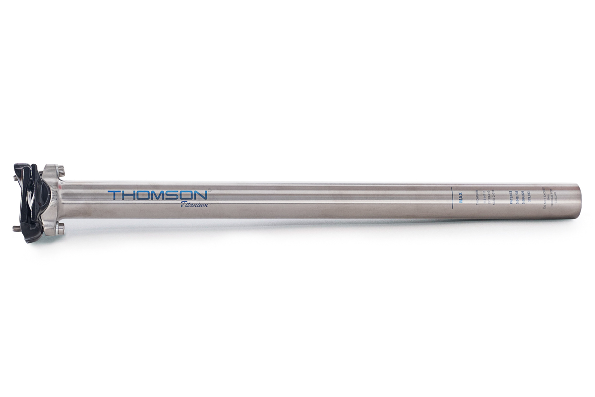 USED Thomson Elite 31.6x365mm Zero Offset Seatpost w/ 31.8