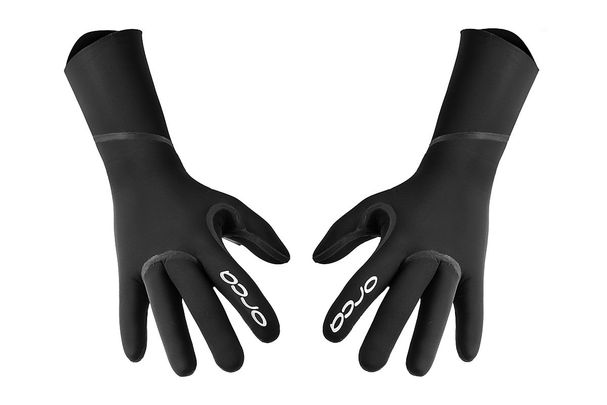 Orca Tri Swimming Gloves Black Neoprene Triathlon Cycle Run Swim Glove 