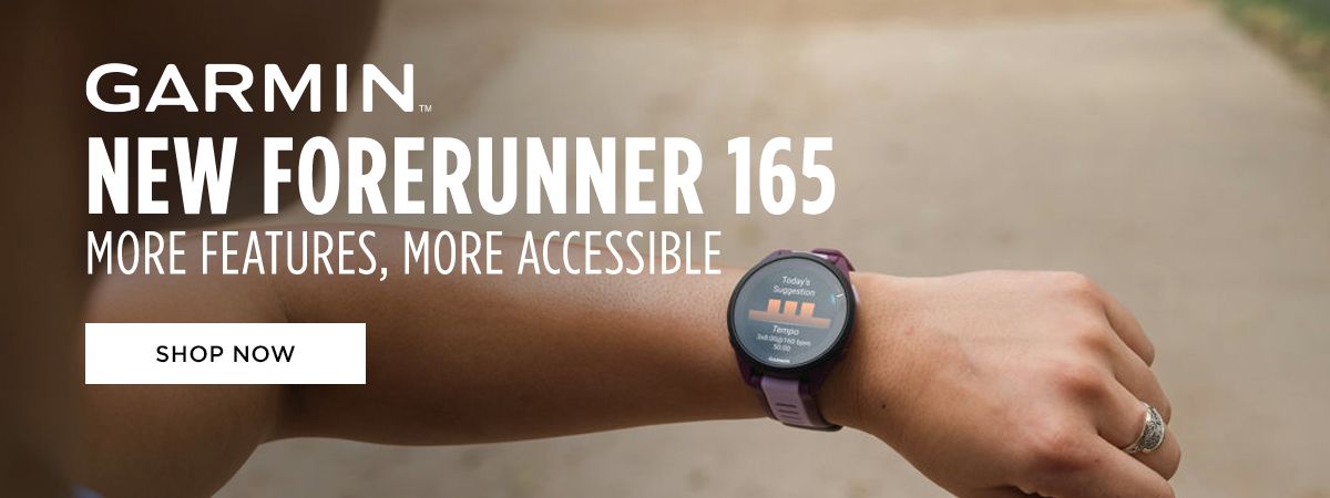 Garmin New Forerunner 165 More Features, More Accessible