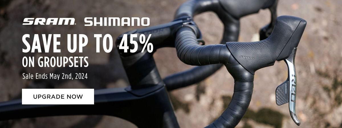 SRAM Shimano Save up to 45% on Groupsets
