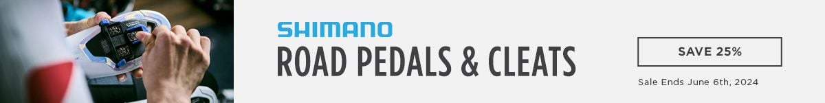 Shimano Road Pedals and Cleats Save 25%