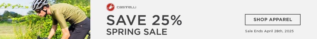 Castelli Save 25% Spring Sale Shop Apparel